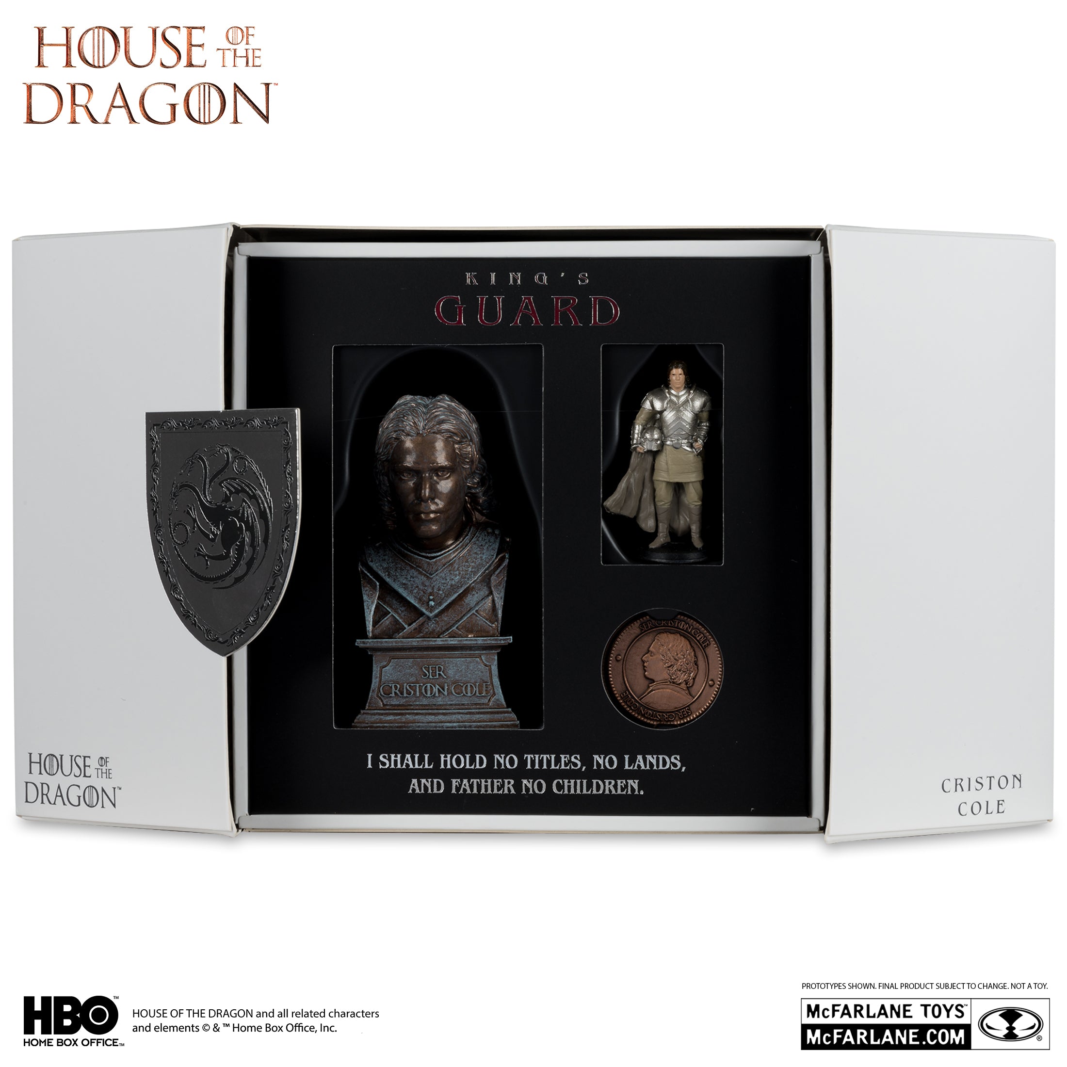 Game of Thrones: House of the Dragon Ser Criston Cole Collector's Box