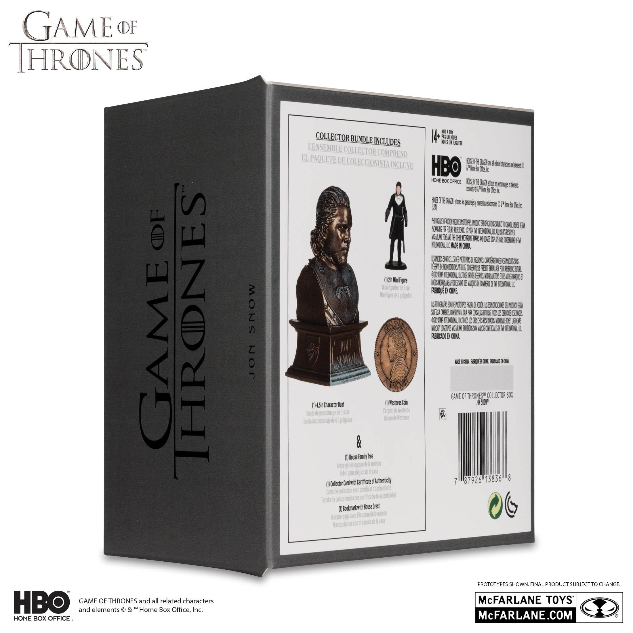 Game of Thrones: House of the Dragon Jon Snow Collector Box