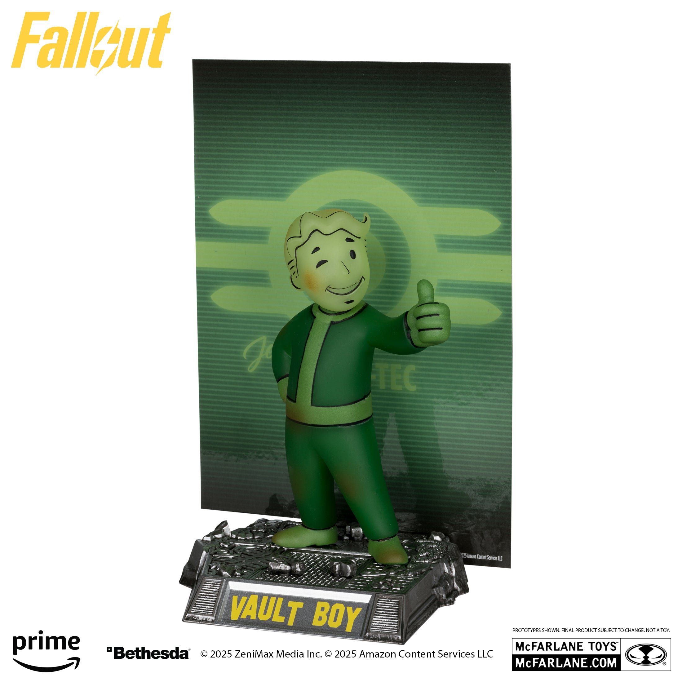 Mcfarlane Vault Boy Glow In The Dark Edition Gold Label