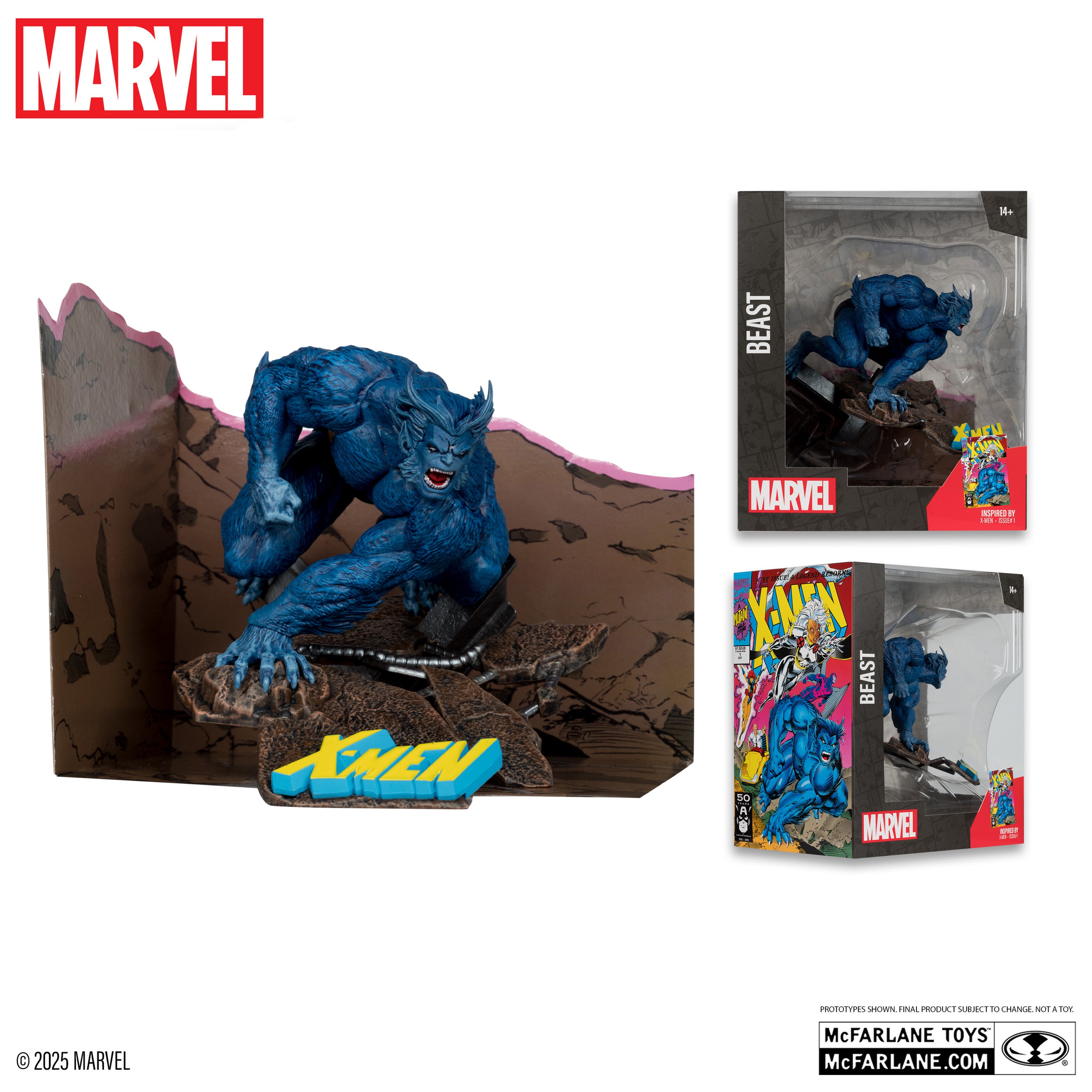 Beast 1:10th Scale Collectible with Scene (X-Men #1)