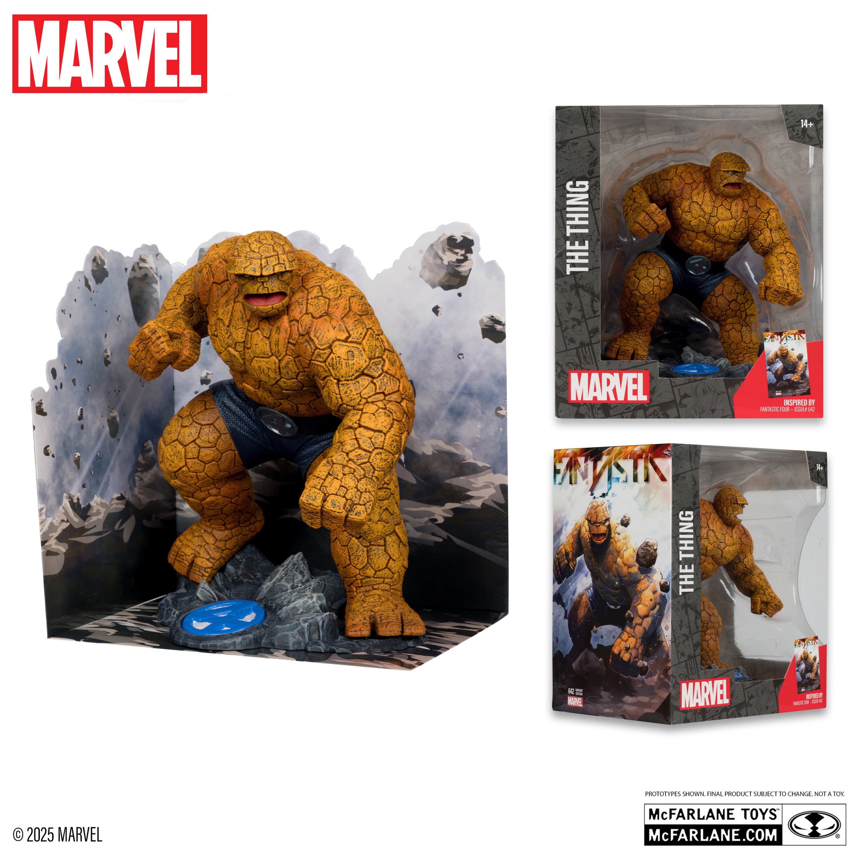The Thing 1:10th Scale Collectible with Scene (Fantastic Four #642)