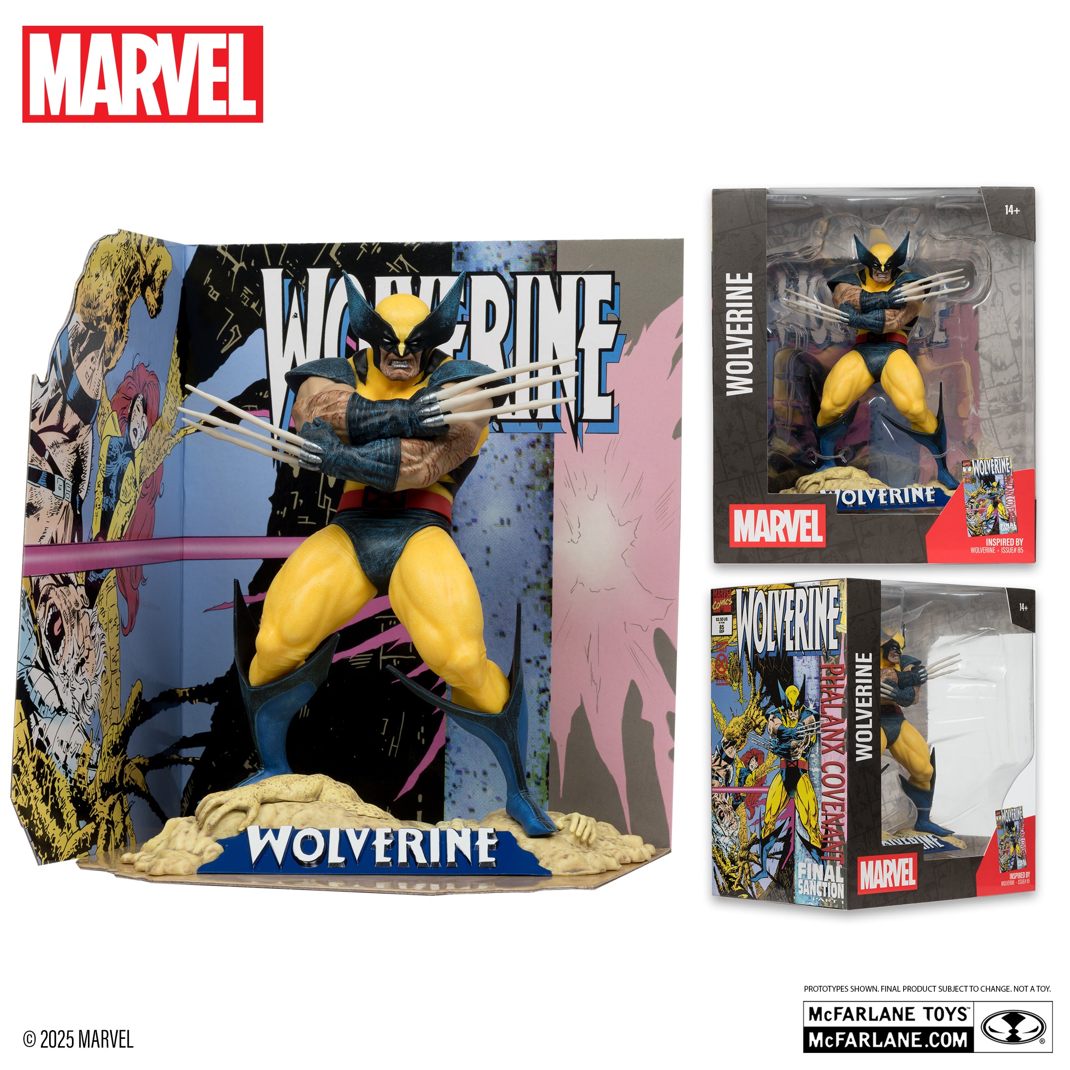 Wolverine 1:10th Scale Collectible with Scene (Wolverine #85)
