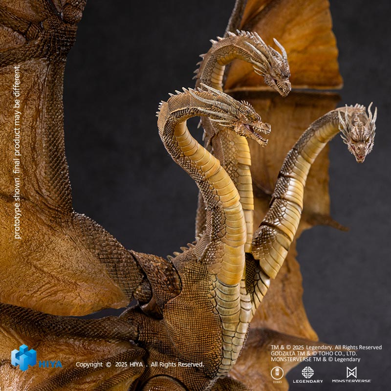 HIYA Exquisite Basic Series: Godzilla King of the Monsters: None Scale 14" Inch King Ghidorah 2.0 Action Figure