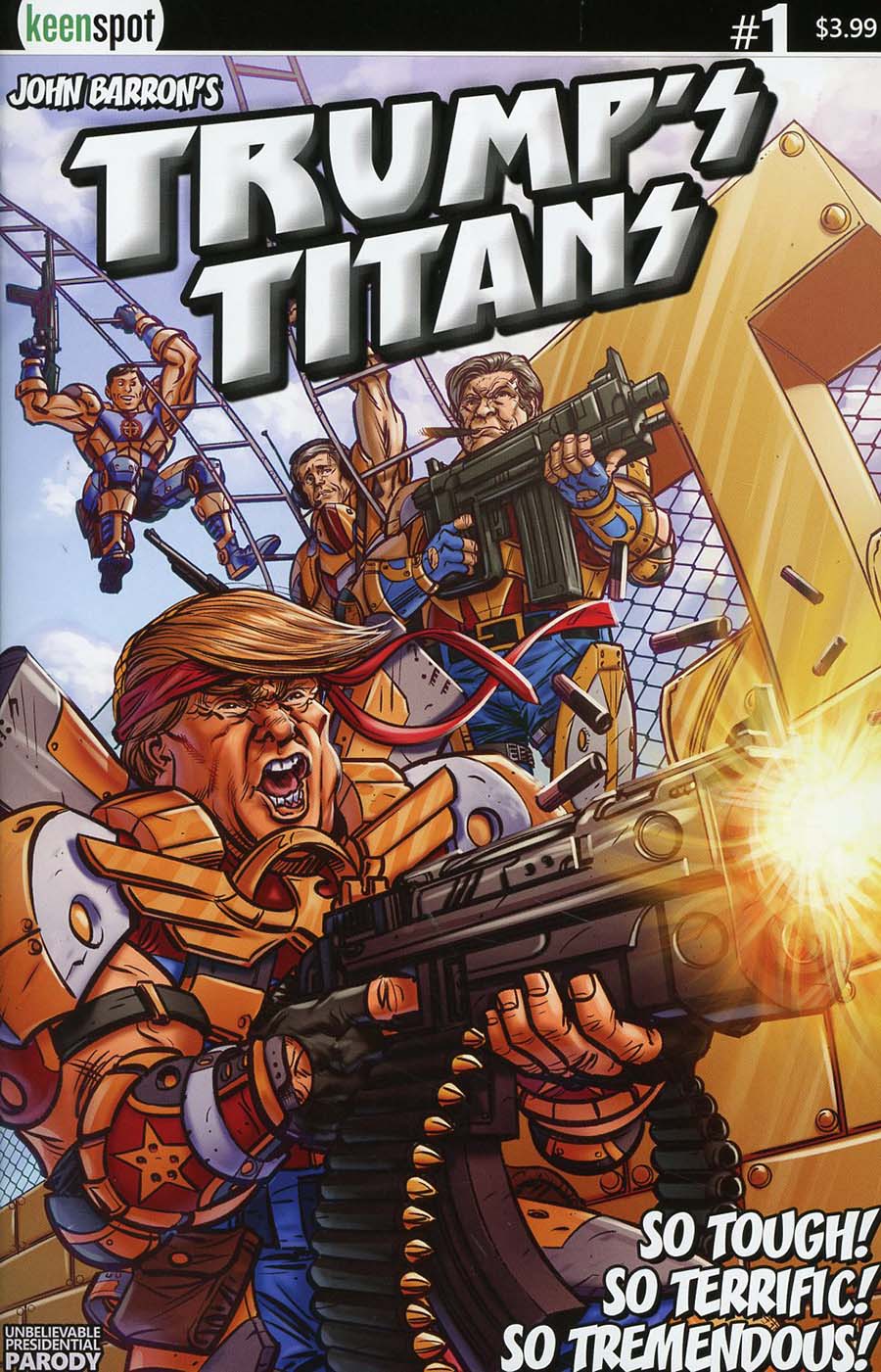 Trumps Titans #1 Cover A Terrific Tremendous Variant