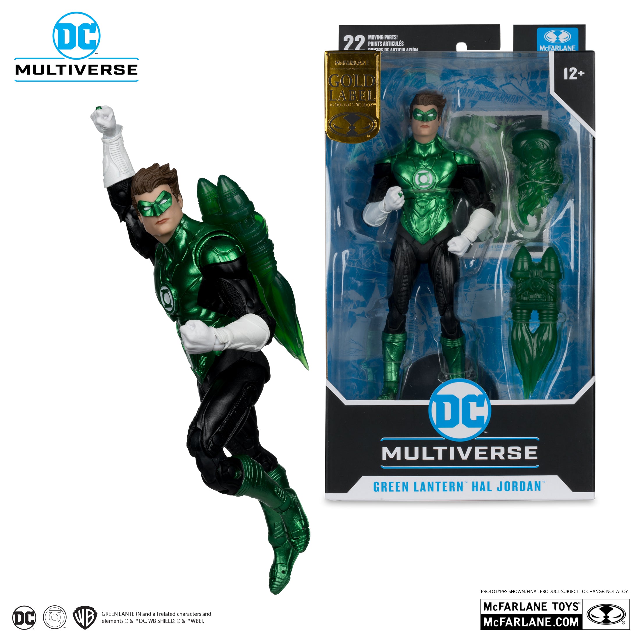 Mcfarlane DC Multiverse Green Lantern (Hal Jordan) Gold Label