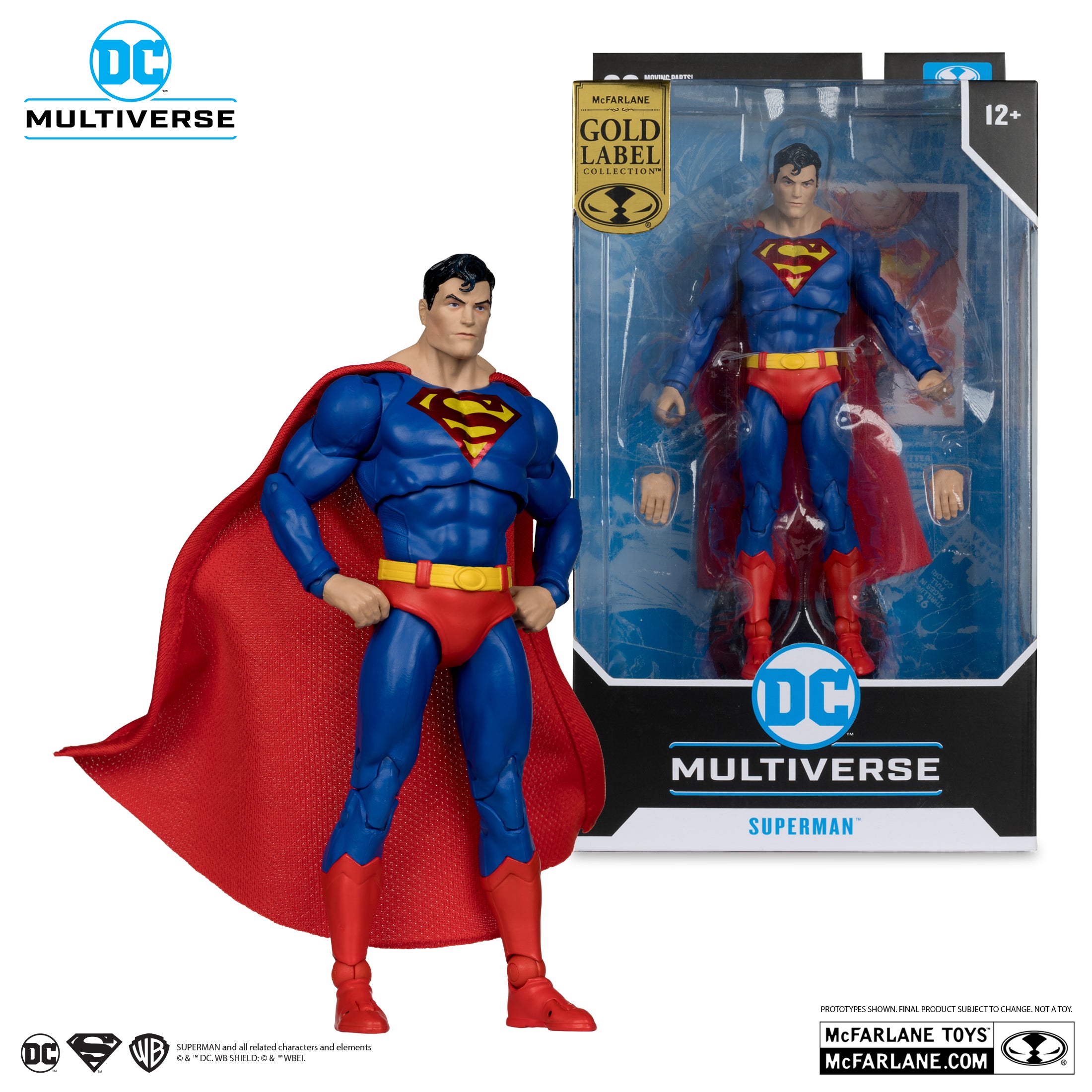 Mcfarlane DC Multiverse Superman (Action Comics) Gold Label