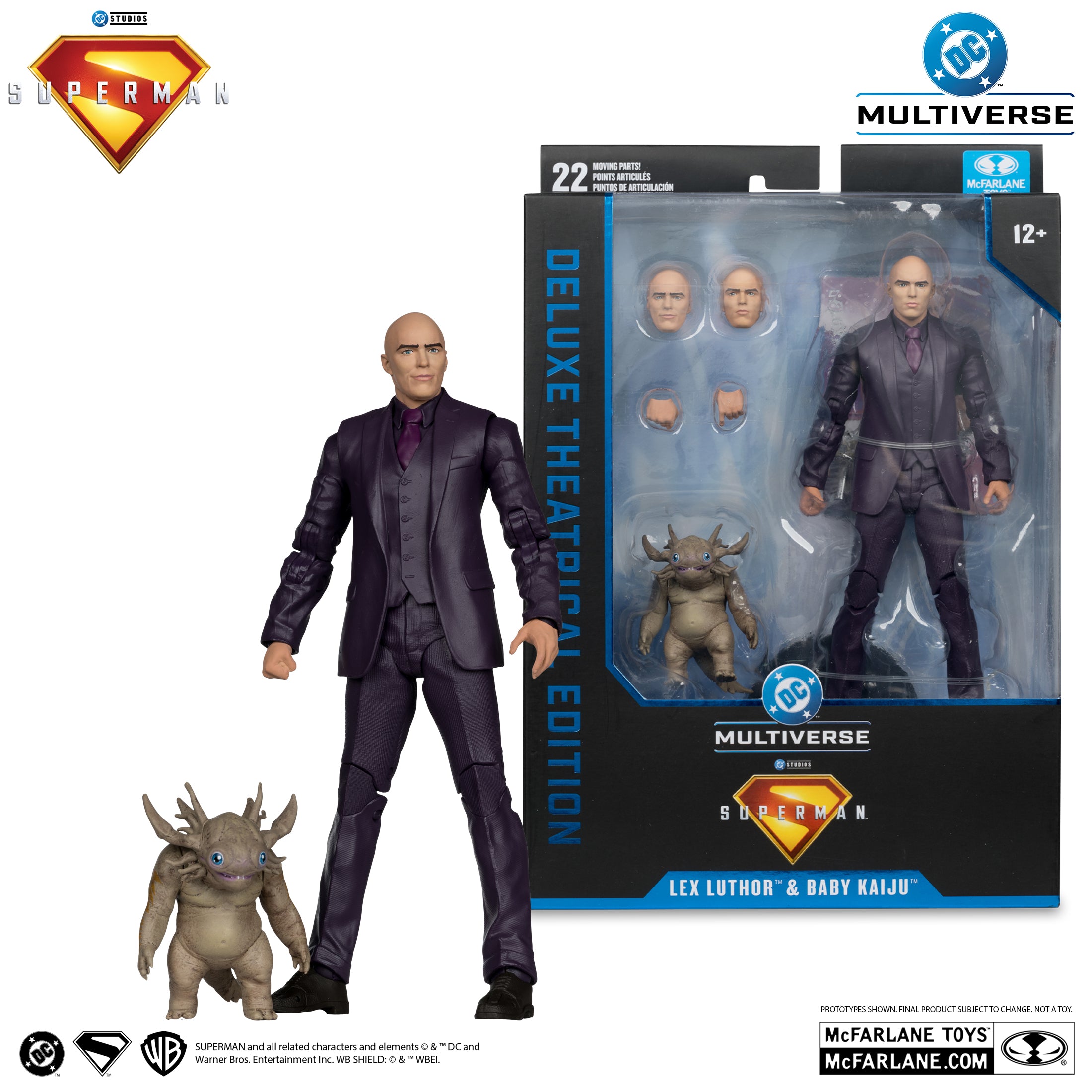 Lex Luthor and Baby Kaiju (Superman Movie) Deluxe Theatrical Edition