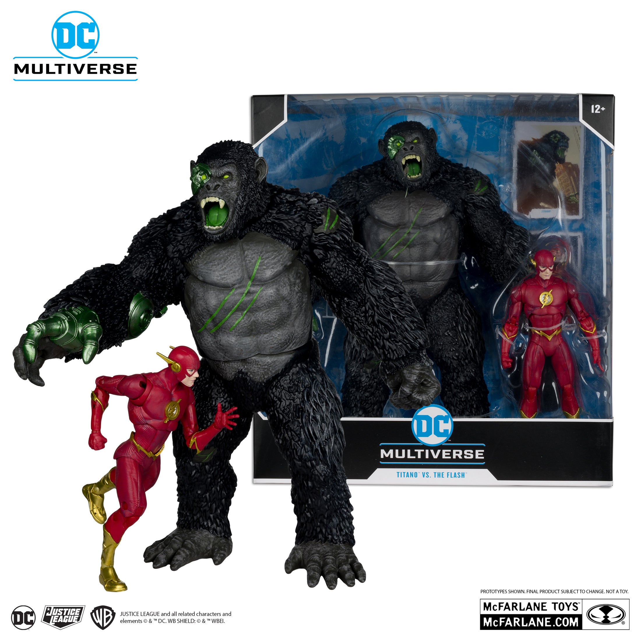 DC Multiverse Titano vs The Flash 2 Pack