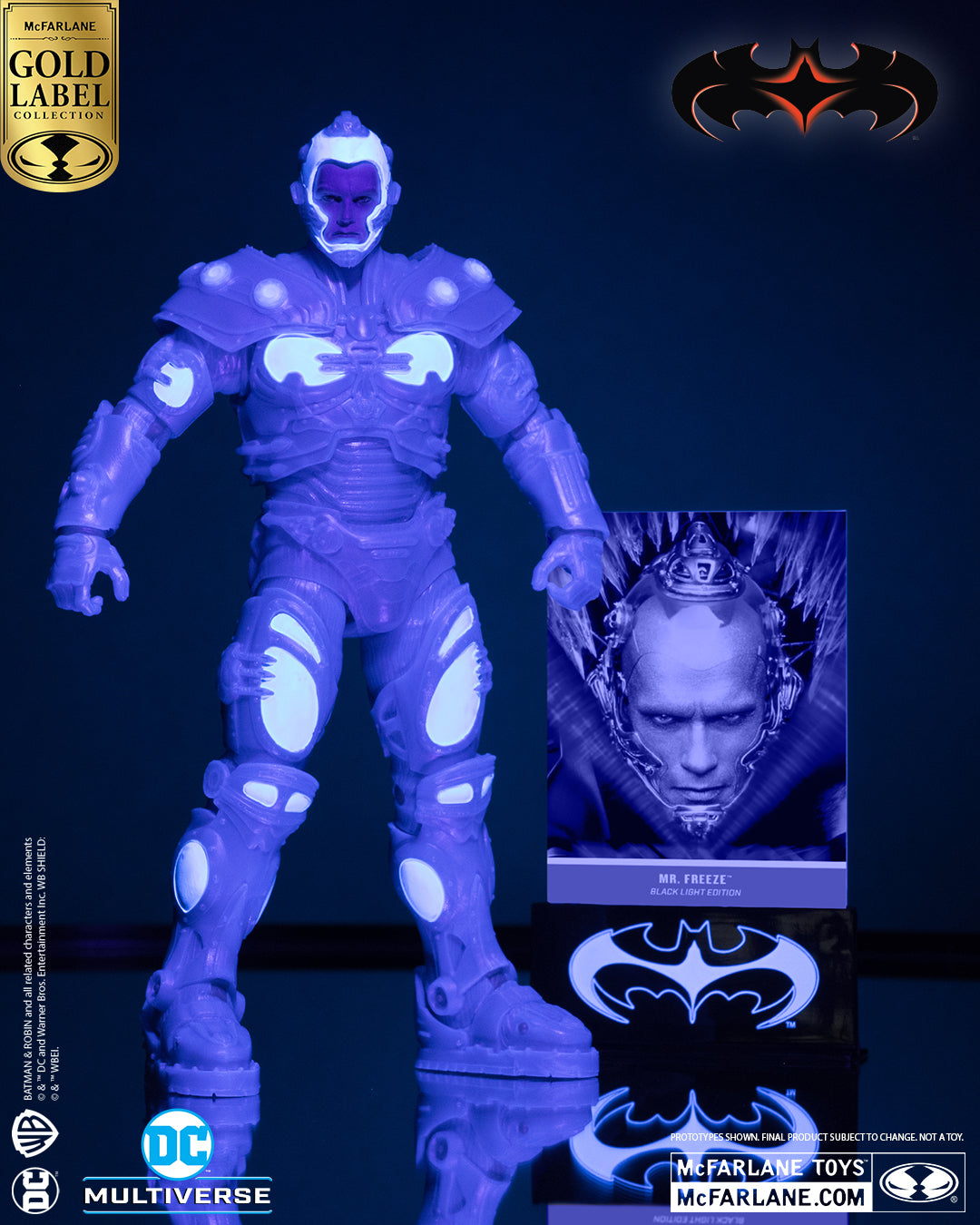 Mr. Freeze (Batman & Robin) Black Light Edition Gold Label