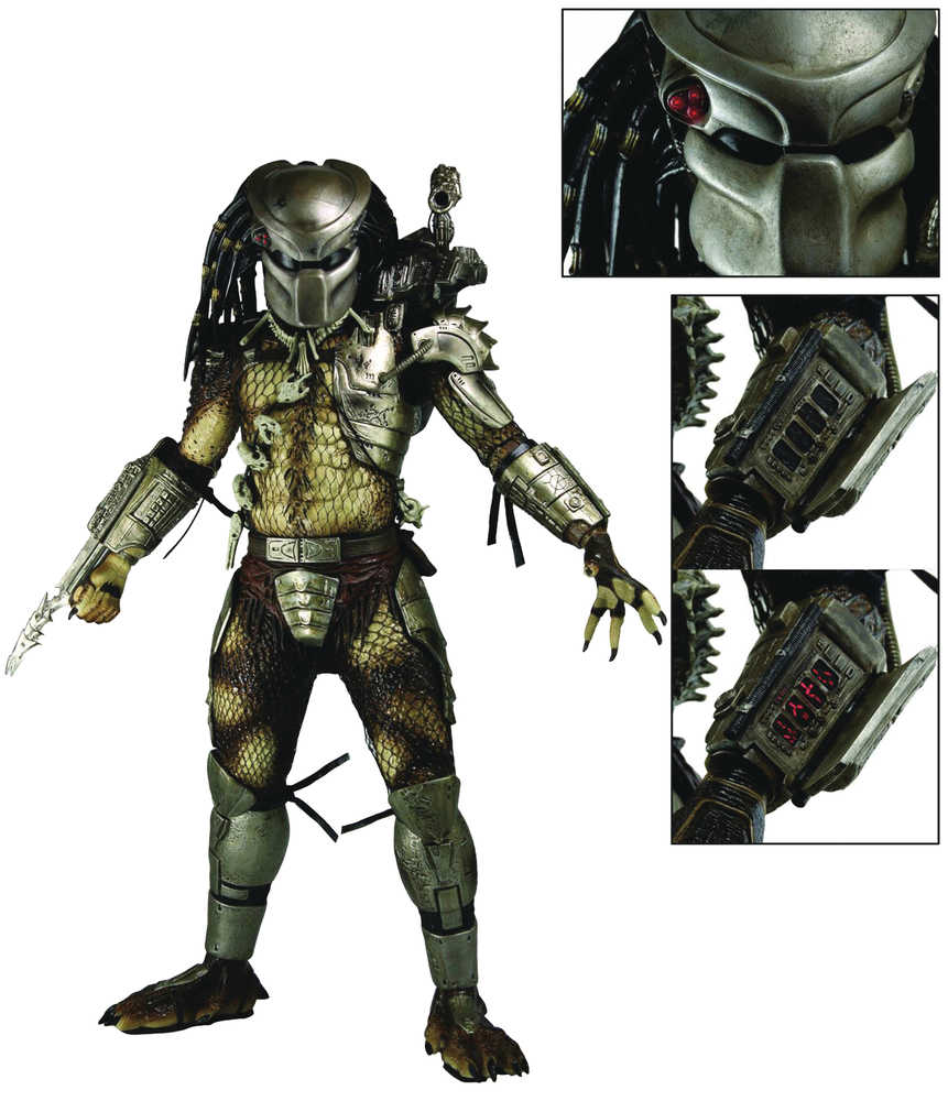 Predator Jungle Hunter Predator W Led Lights 1:4 Scale Action Figure (N