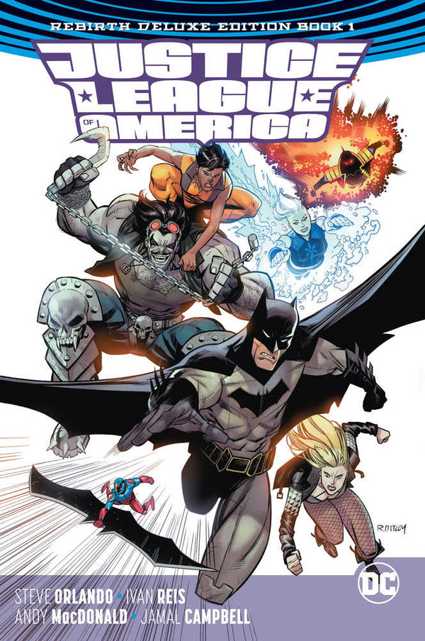 Justice League Of America Rebirth Deluxe Collector's Hardcover Book 01