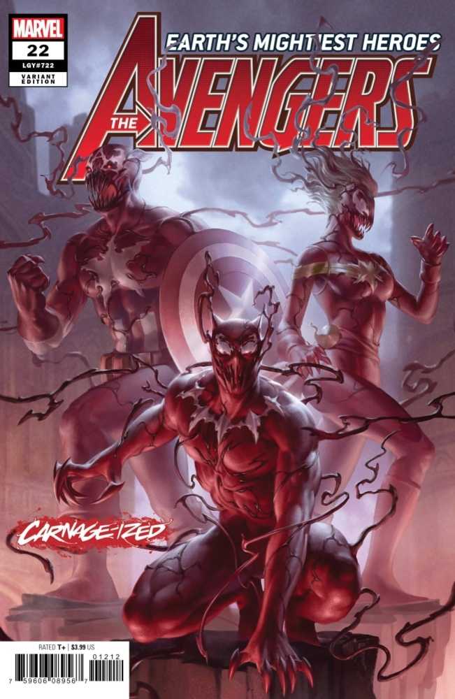 Avengers #22 Junggeun Yoon Carnage-Ized Variant