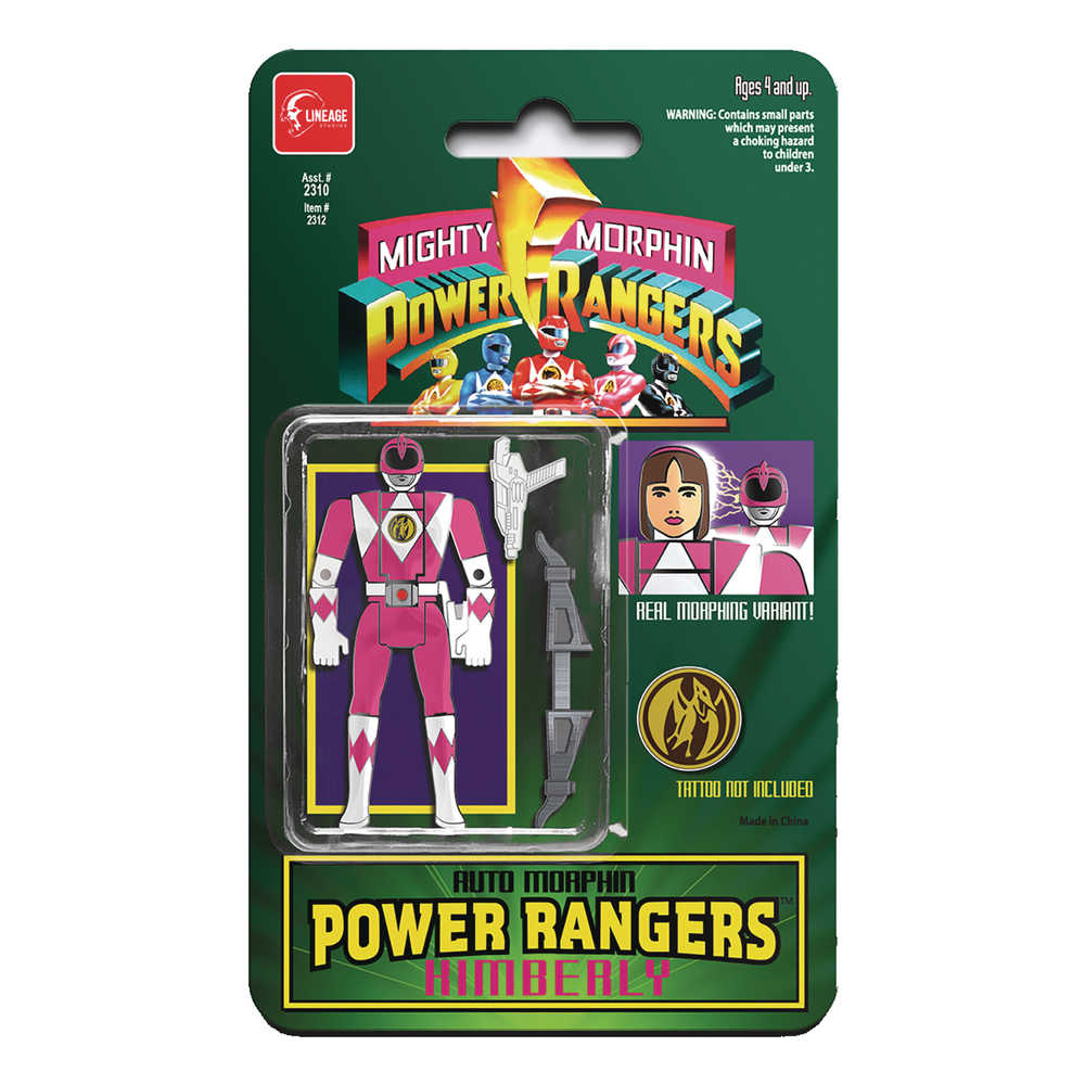 Power Rangers Auto Morphin Pink Ranger Kimberly Enamel Pin