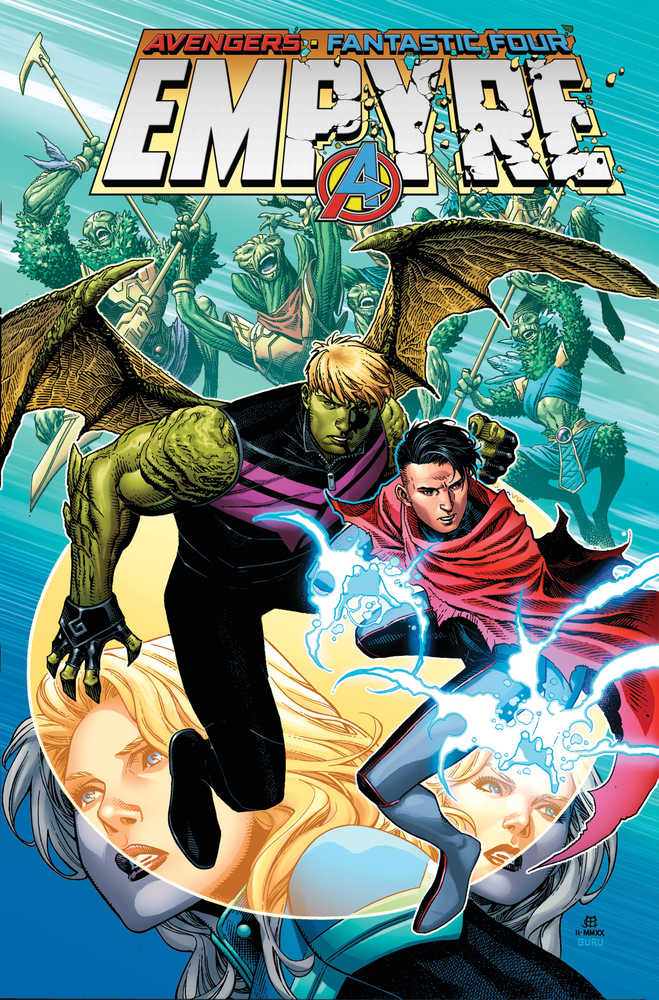 Empyre Avengers Fantastic Four Omnibus Cheung Hulkling Wiccan Direct Market Variant