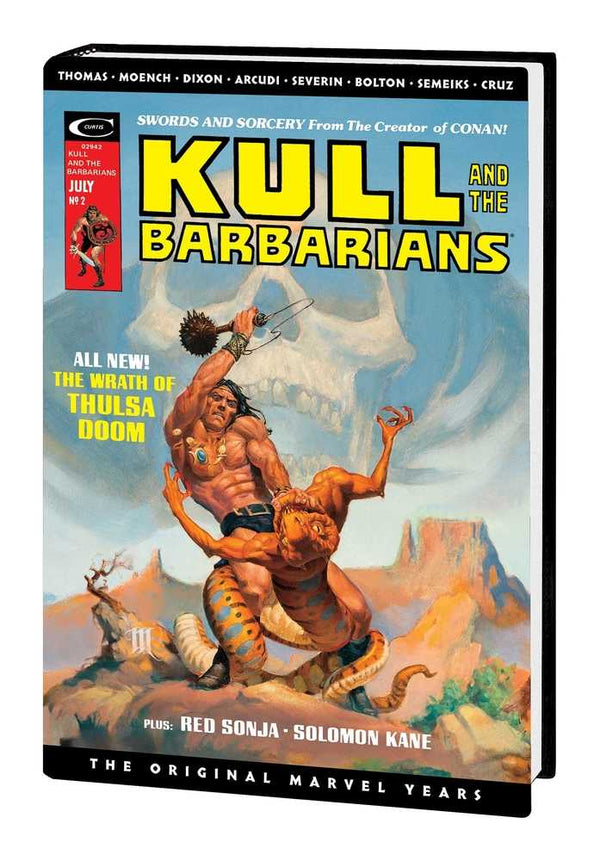 Kull Savage Original Marvel Years Omnibus Hardcover Whelan Direct Market Variant (