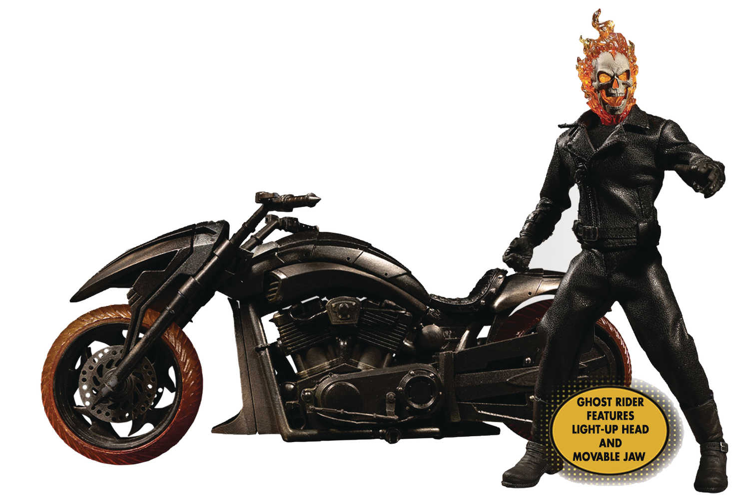 One-12 Collective Marvel Ghost Rider & Hell Cycle Action Figure Set