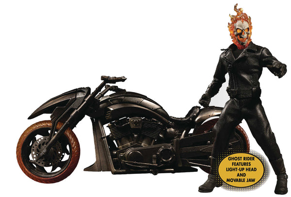 One-12 Collective Marvel Ghost Rider & Hell Cycle Action Figure Set (Ne