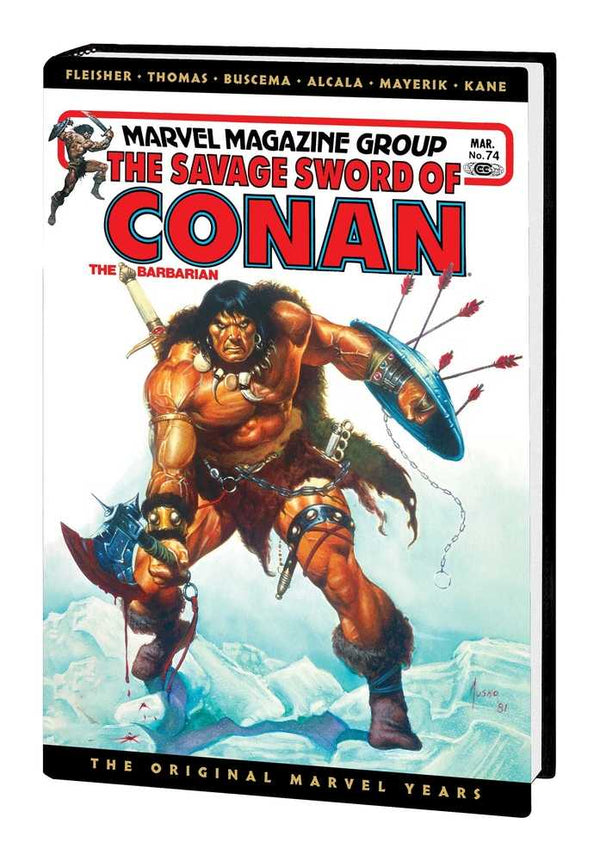 Savage Sword Conan Original Marvel Years Omnibus Hardcover Volume 06 Direct Market Variant