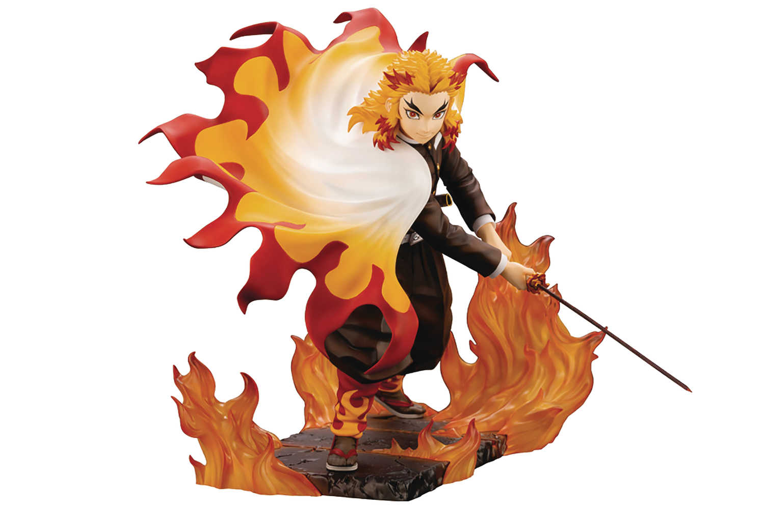 Demon Slayer Kimetsu Kyojuro Rengoku Artfx J Statue