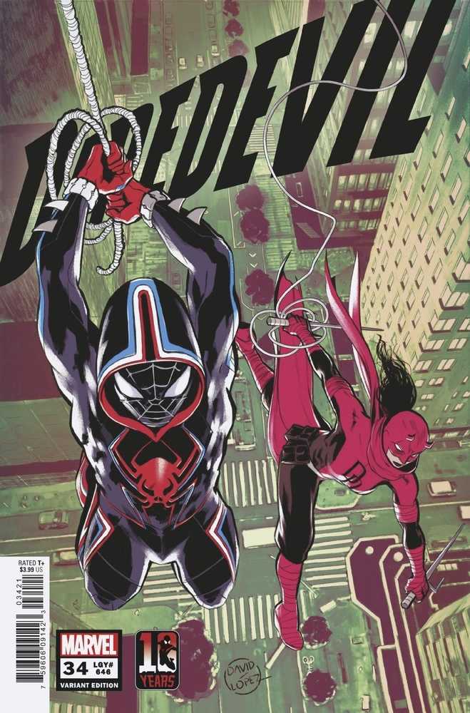 Daredevil #34 Miles Morales 10th Anniv Variant