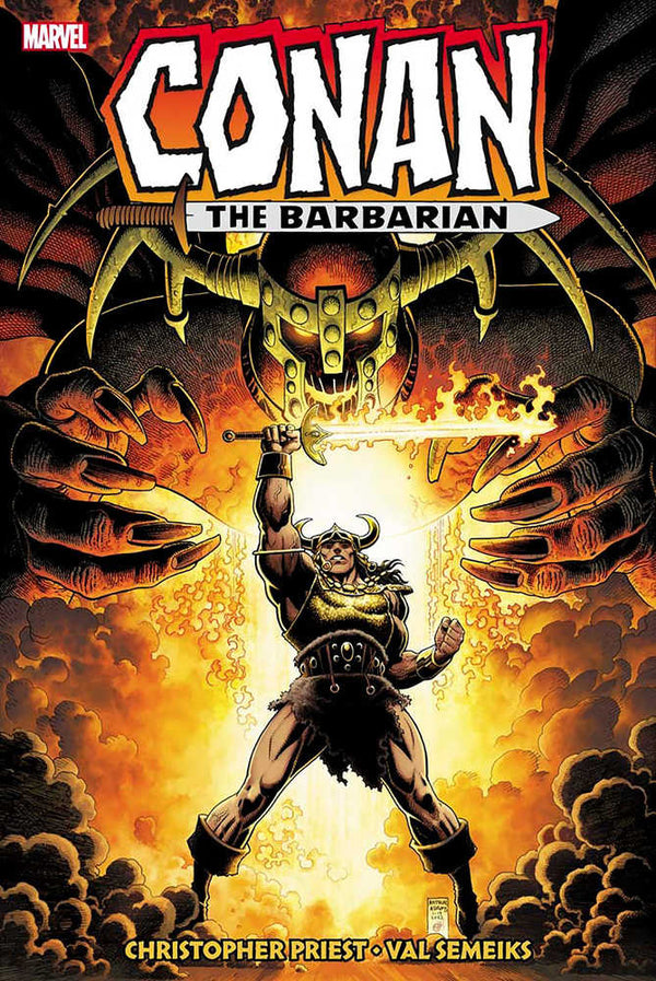 Conan the Barbarian Original Marvel Years Omnibus Hardcover Volume 08 Adams Cover