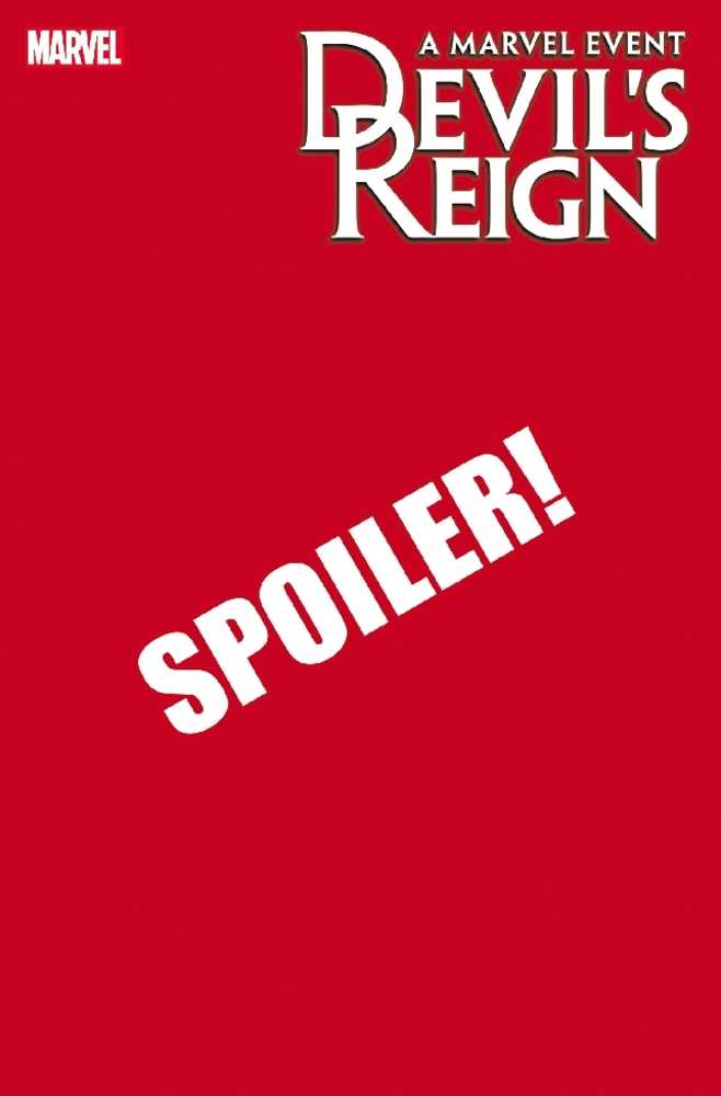 Devils Reign #6 (Of 6) Panosian Spoiler Variant