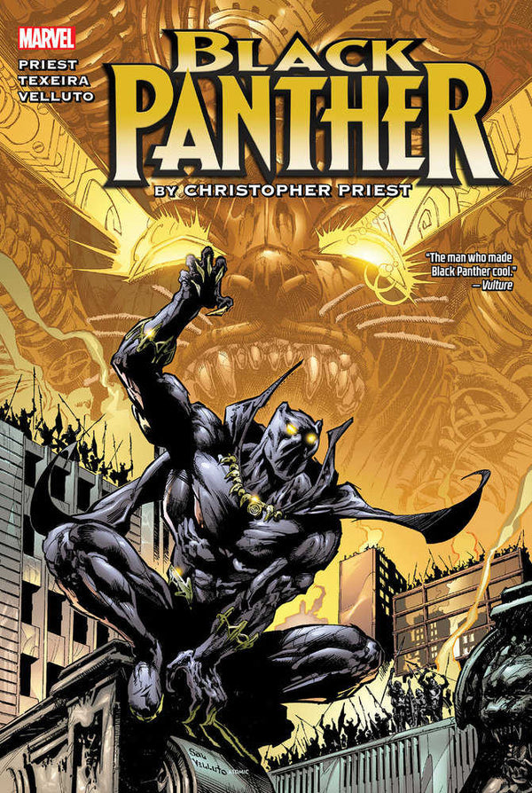 Black Panther By Priest Omnibus Tapa dura Volumen 01 Variante de mercado directo de Velluto