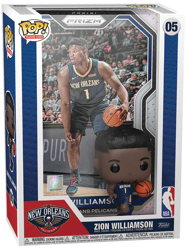 Pop! Trading Cards: NBA New Orleans Pelicans Zion Williamson Vinyl Figure