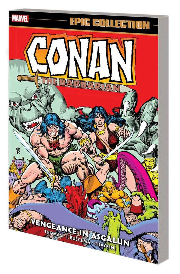 Conan the Barbarian Epic Collector's Og Marvel Years TPB Vengeance Asgalun