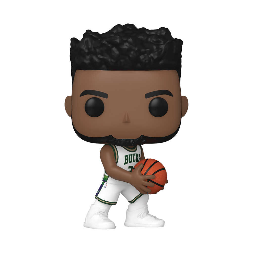 Pop! Basketball: NBA Milwaukee Bucks Giannis Antetokounmpo (City Edition 2021) Vinyl Figure