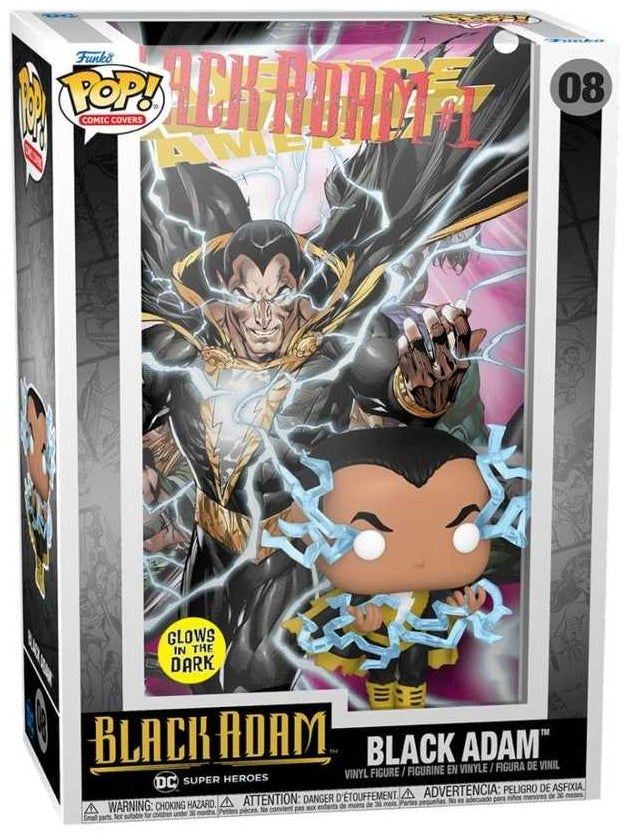Pop! Comic Covers: DC Black Adam (Glow-in-the-Dark) Vinyl Figure