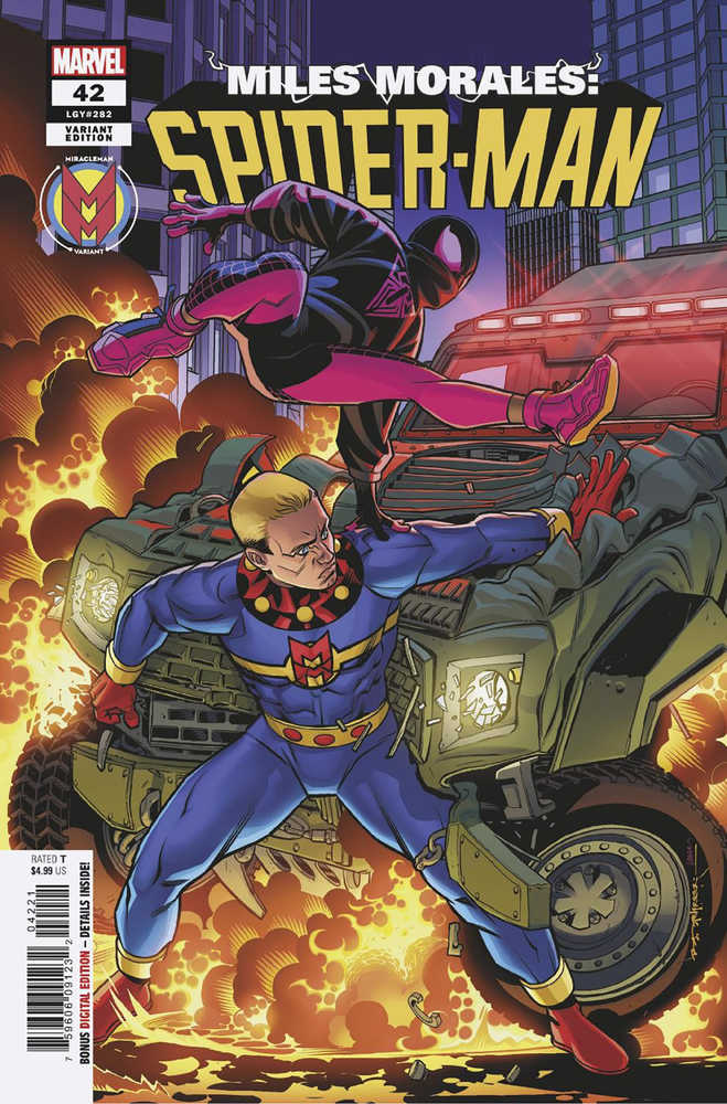 Miles Morales Spider-Man #42 Stelfreeze Miracleman Variant