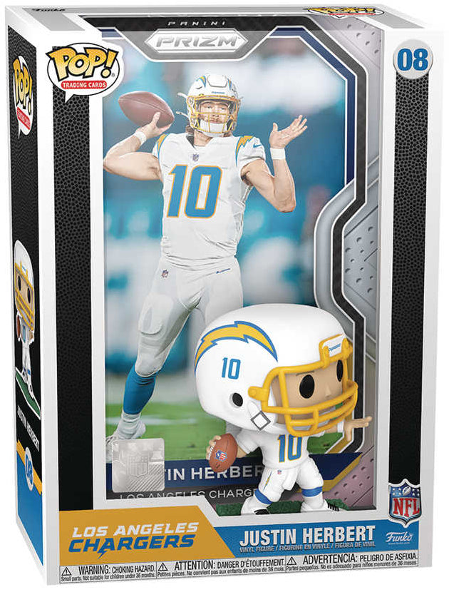 Pop! Trading Cards: NFL Los Angeles Chargers Justin Herbert Vinyl Figure