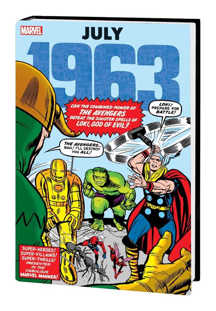 July 1963 Marvel Omnibus Hardcover Jack Kirby Avengers Cover [Direct Market Only]