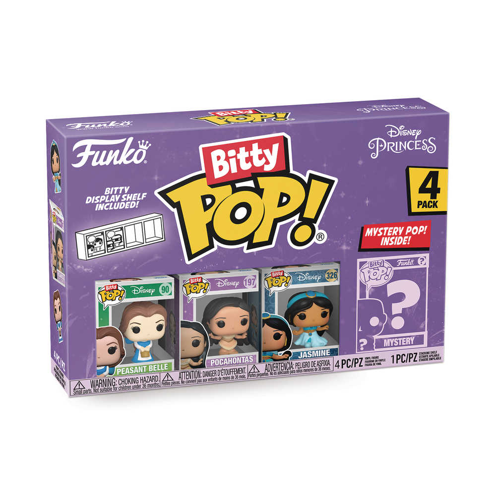 Bitty Pop Disney Princess Belle 4pk Vinyl Figure