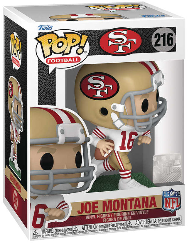Pop! Football: NFL San Francisco 49ers Joe Montana (Away) Vinyl Figure