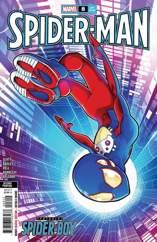 Spider-Man #8 Luciano Vecchio 2nd Printing Variant