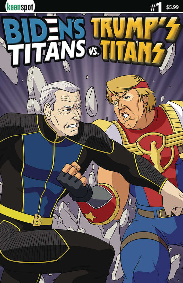 Bidens Titans vs Trumps Titans #1 Cover B Joe vs Donald