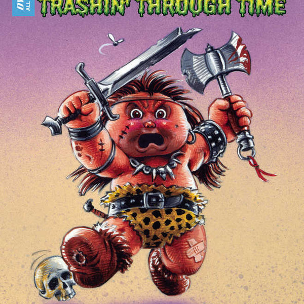 【当時物 未開封】GARBAGE PAIL KIDS (3D 壁掛け 全12種） Garbage Pail Kids Through Time #5 Cover D Classic Trading Card
