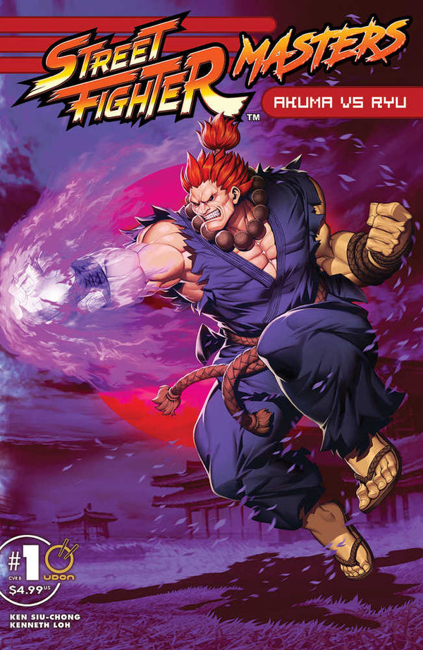 Street Fighter Masters : Akuma contre Ryu #1 Couverture C Genzoman Akuma