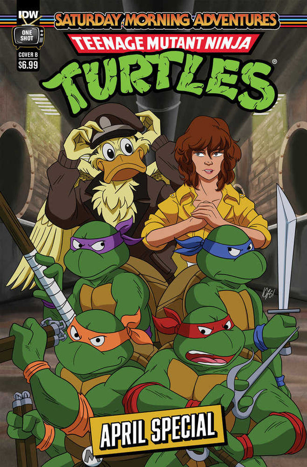 Tortugas Ninja: Aventuras del sábado por la mañana - Variante especial B de abril (Jones)