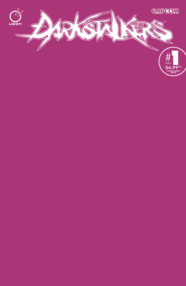 Darkstalkers Jedah (One Shot) Cover C Blank Sketch