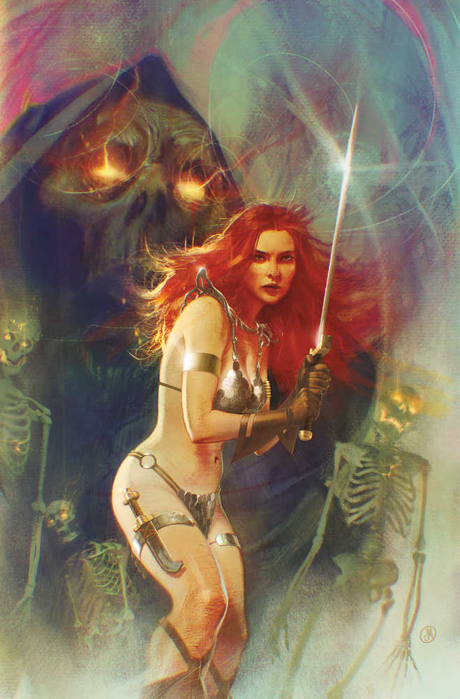Red Sonja Empire Damned #1 Cover F Middleton Foil Virgin