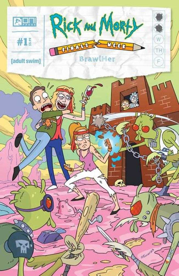 Rick And Morty Presents Finals Week Brawlher #1 (Of 5) Cover B James Lloyd Variant