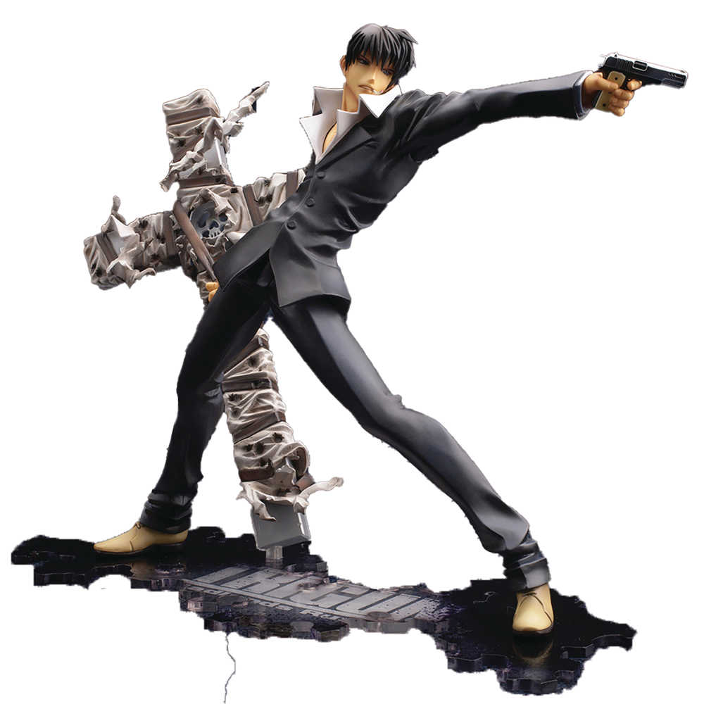 Trigun Badlands Rumble Wolfwood Renewal Pkg Artfx J Statue