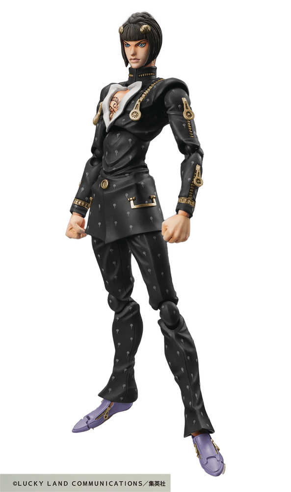 Jojos Bizarre Chozokad Bruno Bucciarati Black Action Figure