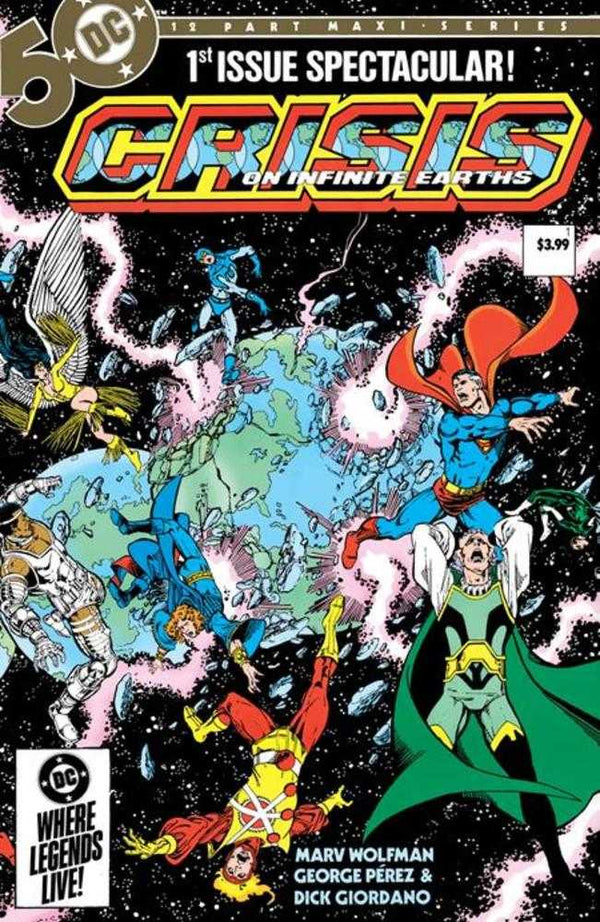 Crisis On Infinite Earths #1 (Of 12) Facsimile Edition Cover