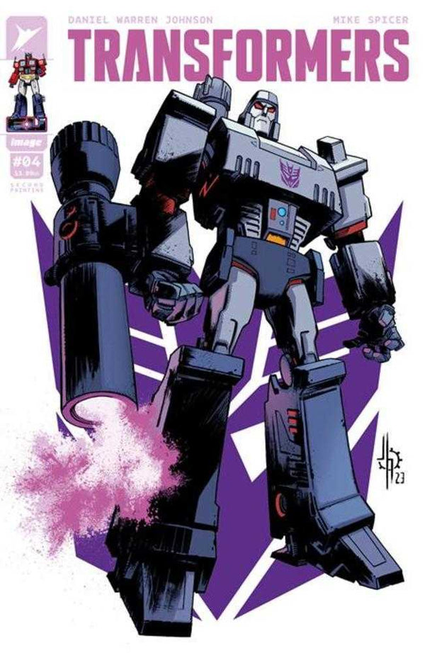 Transformers #4 Segunda impresión de la portada A Jason Howard