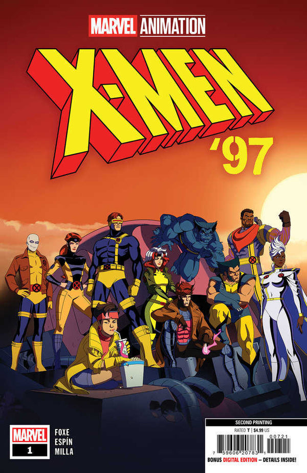 X-Men '97 #1 Marvel Animation 2nd Print Variant