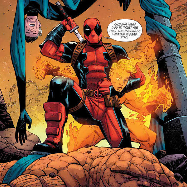Fantastic Four #22 Ethan Young Deadpool Kills The Marvel Universe Vari